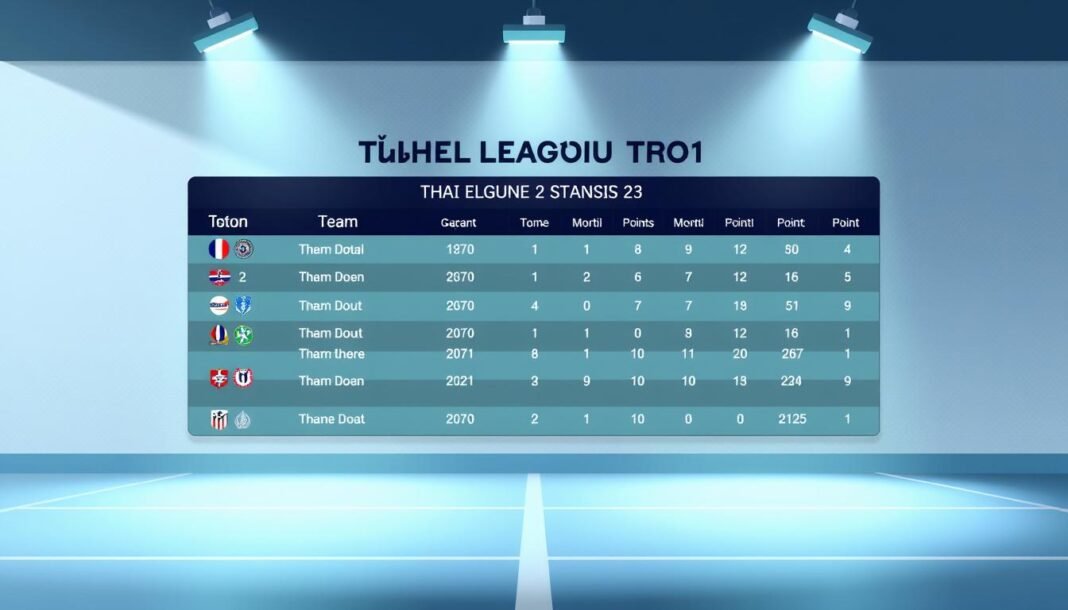 ตาราง-คะแนน-ไทย-ลีก-2 ตาราง คะแนน ไทย ลีก 2