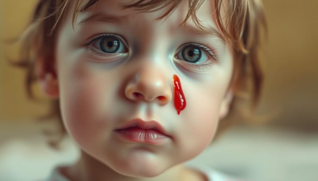 เลือดล้างหน้าในเด็ก เลือดล้างหน้าในเด็ก