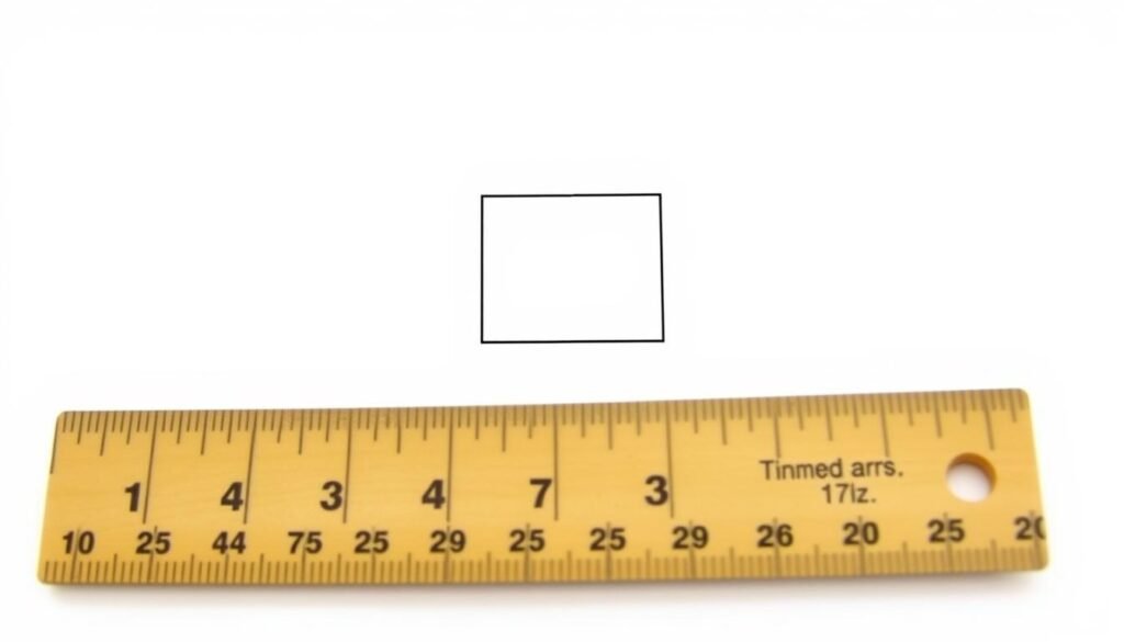 A detailed step-by-step illustration of the conversion process from centimeters to inches. A clean, minimalist design with a white background. The foreground features a ruler with clear markings for both centimeters and inches, positioned prominently. The middle ground showcases a geometric shape, perhaps a square or rectangle, to visually represent the measurement being converted. Soft, natural lighting creates a crisp, analytical atmosphere, emphasizing the technical nature of the subject. Camera angle is slightly elevated to provide an unobstructed view. The overall tone is one of precision and clarity, guiding the viewer through the calculation process. A detailed step-by-step illustration of the conversion process from centimeters to inches. A clean, minimalist design with a white background. The foreground features a ruler with clear markings for both centimeters and inches, positioned prominently. The middle ground showcases a geometric shape, perhaps a square or rectangle, to visually represent the measurement being converted. Soft, natural lighting creates a crisp, analytical atmosphere, emphasizing the technical nature of the subject. Camera angle is slightly elevated to provide an unobstructed view. The overall tone is one of precision and clarity, guiding the viewer through the calculation process.