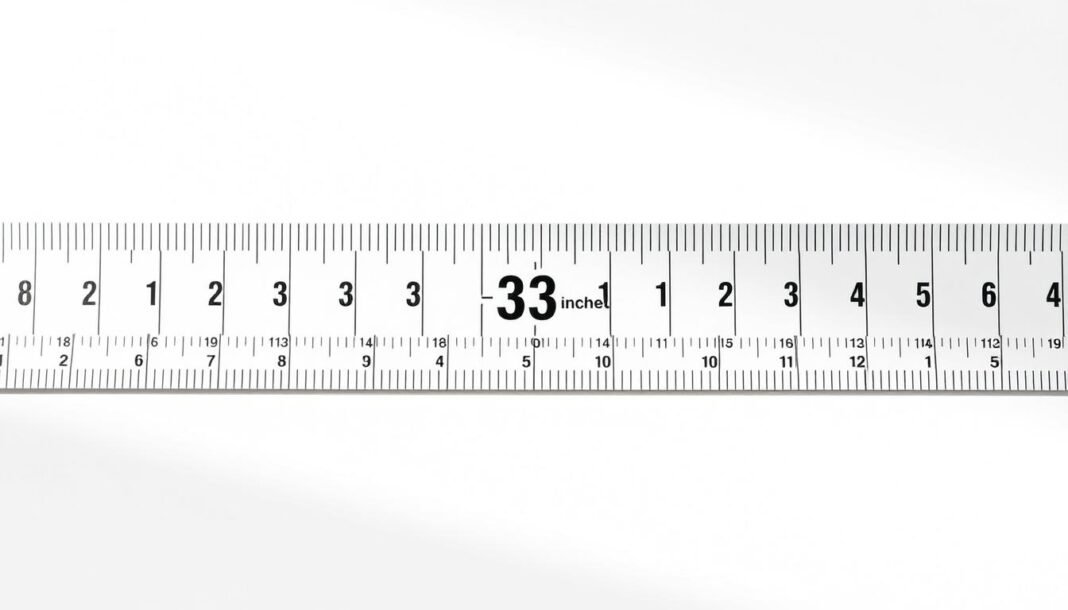 33 นิ้ว เท่ากับ กี่ เซนติเมตร