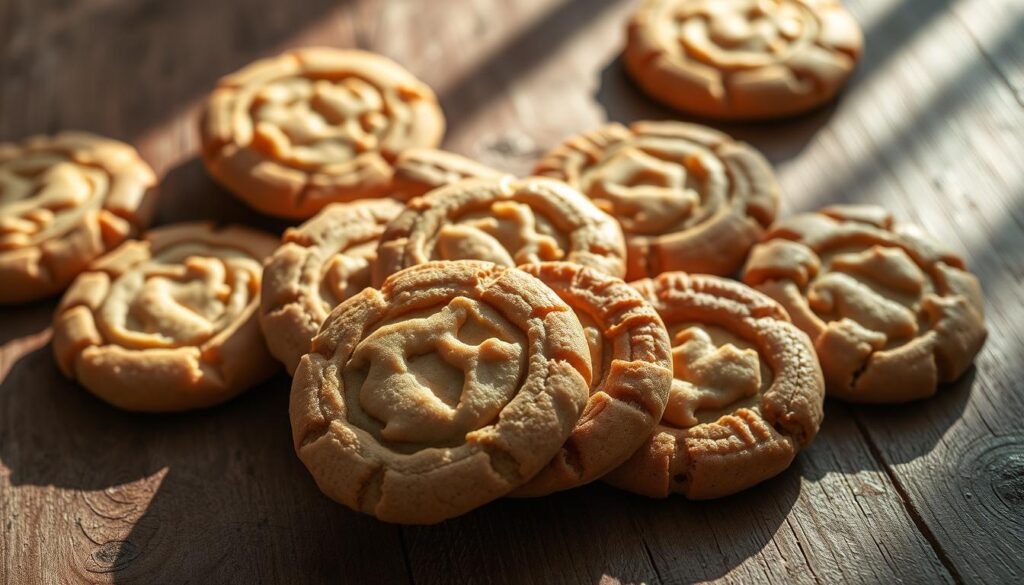 A delectable display of freshly baked cookies, arranged artfully on a rustic wooden surface. The golden-brown treats emit a tantalizing aroma, their crisp edges contrasting with the soft, chewy centers. Subtle shadows cast by natural lighting create depth and dimension, while a soft, diffused glow illuminates the scene, evoking a cozy, inviting atmosphere. The cookies are meticulously crafted, each one a unique work of culinary art, with intricate patterns and textures that capture the attention. This image perfectly encapsulates the essence of the section's focus on the user experience with online entertainment platforms, where captivating visuals and enticing content work in harmony to engage and delight the audience. A delectable display of freshly baked cookies, arranged artfully on a rustic wooden surface. The golden-brown treats emit a tantalizing aroma, their crisp edges contrasting with the soft, chewy centers. Subtle shadows cast by natural lighting create depth and dimension, while a soft, diffused glow illuminates the scene, evoking a cozy, inviting atmosphere. The cookies are meticulously crafted, each one a unique work of culinary art, with intricate patterns and textures that capture the attention. This image perfectly encapsulates the essence of the section's focus on the user experience with online entertainment platforms, where captivating visuals and enticing content work in harmony to engage and delight the audience.