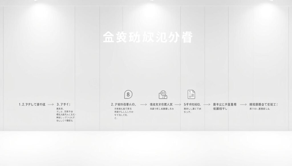 a detailed diagram depicting the step-by-step process of applying for สธ.8 document, set against a clean, professional backdrop with subtle grid lines or guidelines to emphasize the structure and flow. The foreground should prominently feature a series of numbered steps or icons representing the key stages, rendered in a clear, minimalist style. The middle ground could include relevant form elements, signatures, or other official paperwork to contextualize the procedure. The background should maintain a sense of order and organization, perhaps with muted office furnishings or a generic workspace to convey the setting. The overall mood should be informative and instructional, with a balance of simplicity and visual interest to effectively communicate the subject matter. a detailed diagram depicting the step-by-step process of applying for สธ.8 document, set against a clean, professional backdrop with subtle grid lines or guidelines to emphasize the structure and flow. The foreground should prominently feature a series of numbered steps or icons representing the key stages, rendered in a clear, minimalist style. The middle ground could include relevant form elements, signatures, or other official paperwork to contextualize the procedure. The background should maintain a sense of order and organization, perhaps with muted office furnishings or a generic workspace to convey the setting. The overall mood should be informative and instructional, with a balance of simplicity and visual interest to effectively communicate the subject matter.