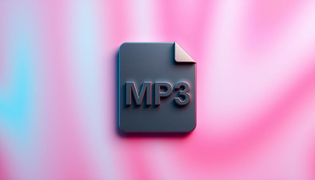 A high-quality digital music file, the MP3 format, portrayed as a sleek and modern icon against a backdrop of vibrant, abstract gradients. The MP3 symbol is rendered in a metallic, three-dimensional style, casting subtle shadows and highlights to convey a sense of depth and solidity. The overall composition is balanced and visually appealing, capturing the essence of digital music in a stylized, minimalist manner. The lighting is soft and diffused, creating a sense of sophistication and elegance. The color palette is a harmonious blend of cool tones, evoking a contemporary, technology-driven aesthetic that aligns with the article's subject matter. A high-quality digital music file, the MP3 format, portrayed as a sleek and modern icon against a backdrop of vibrant, abstract gradients. The MP3 symbol is rendered in a metallic, three-dimensional style, casting subtle shadows and highlights to convey a sense of depth and solidity. The overall composition is balanced and visually appealing, capturing the essence of digital music in a stylized, minimalist manner. The lighting is soft and diffused, creating a sense of sophistication and elegance. The color palette is a harmonious blend of cool tones, evoking a contemporary, technology-driven aesthetic that aligns with the article's subject matter.